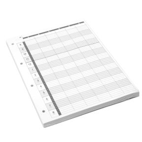 Agenda Loose Leaf Refill 6 Column